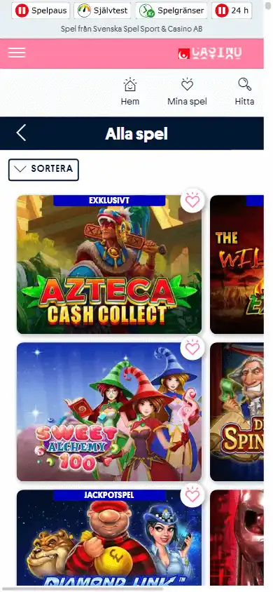 Svenska Spel Casino screenshot 6