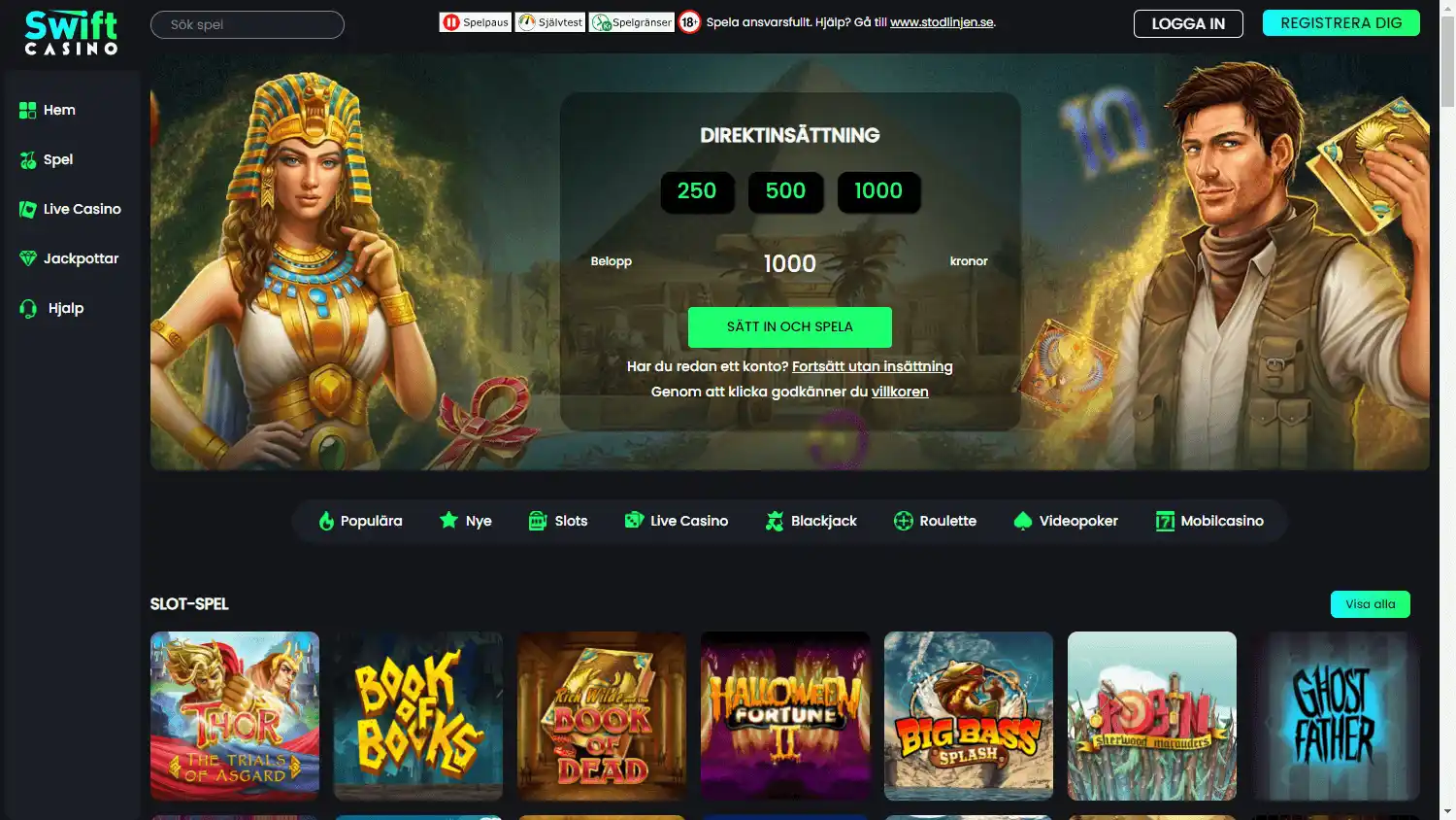 Swift Casino SE screenshot 1