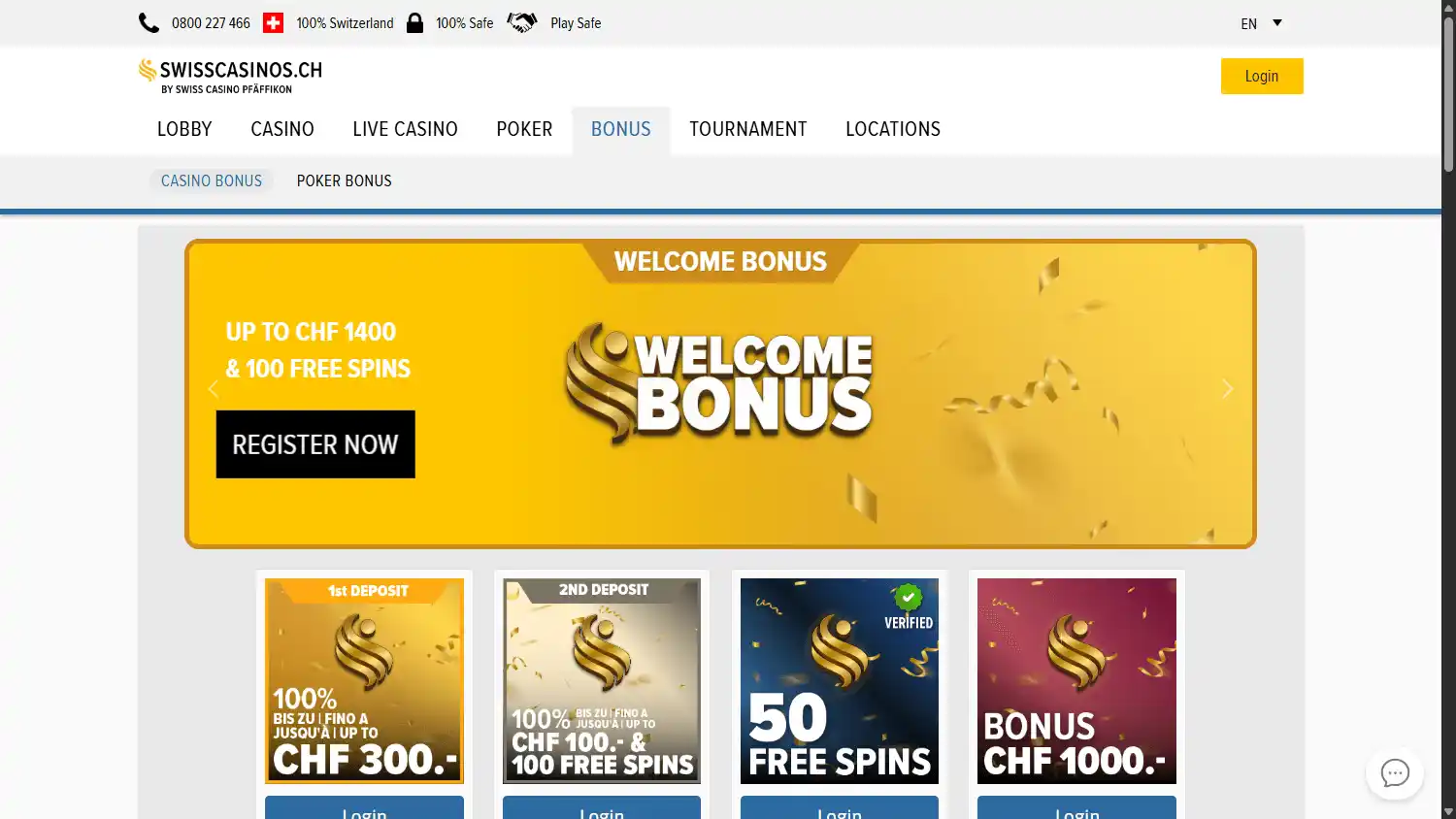Swiss Casinos screenshot 3