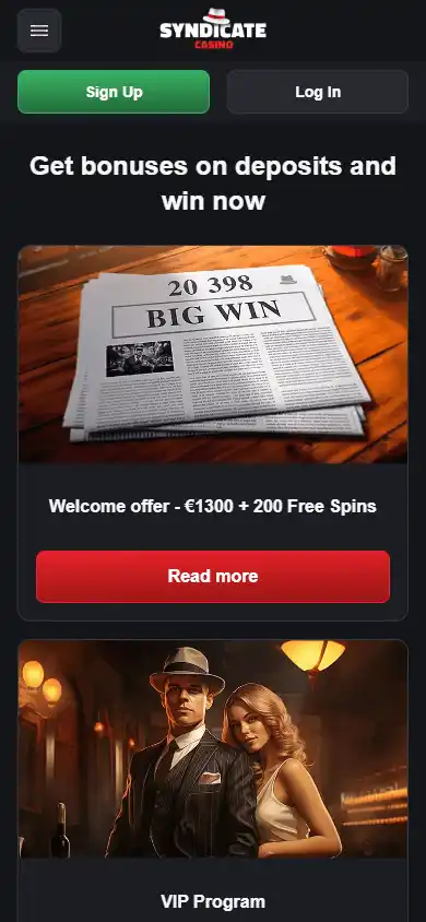 Syndicate Casino screenshot 6