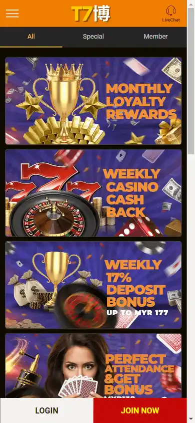 T7bet Casino screenshot 6