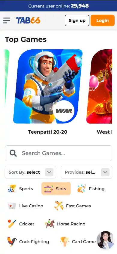 TAB66 Casino screenshot 5