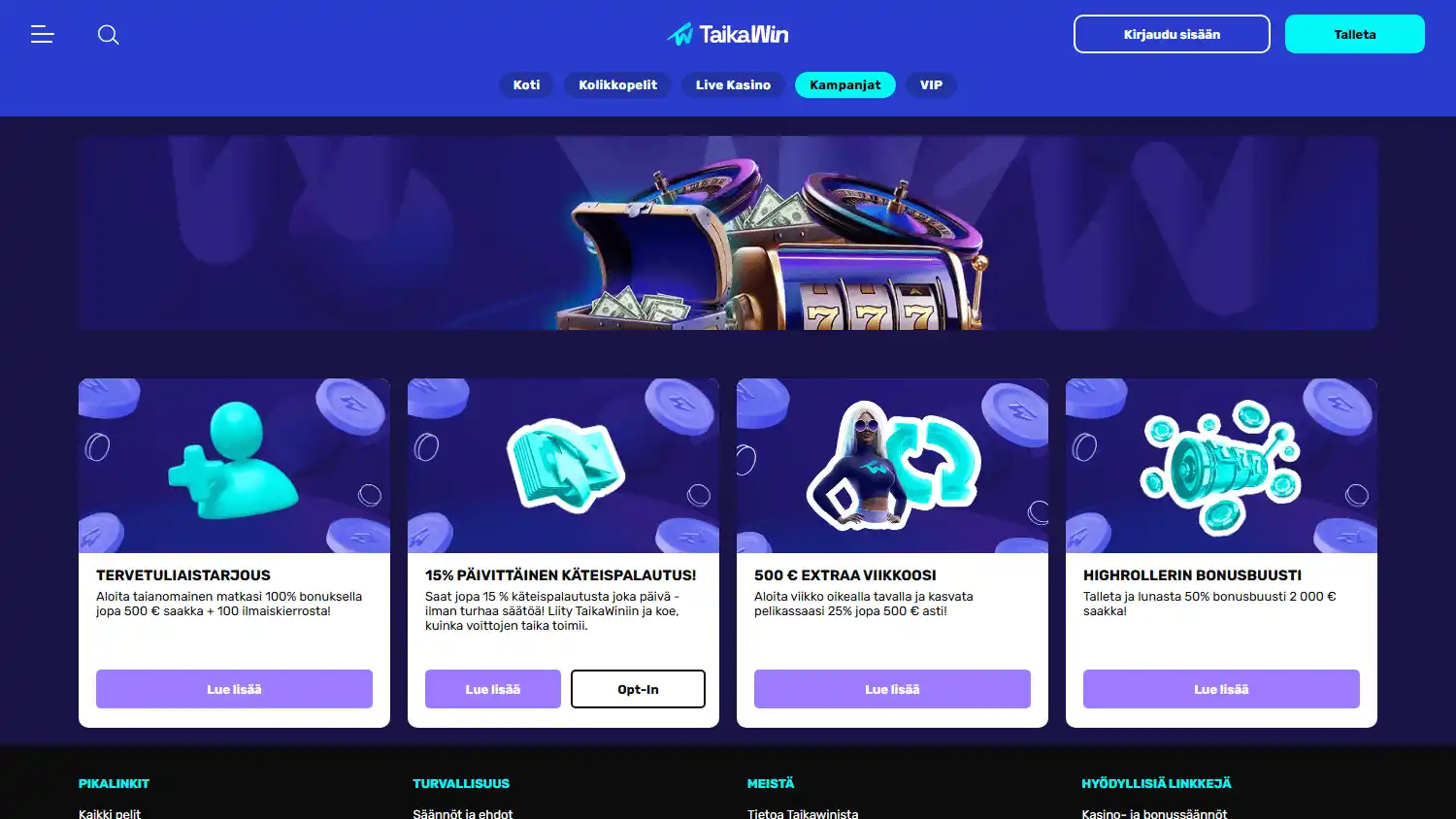 TaikaWin Casino screenshot 3