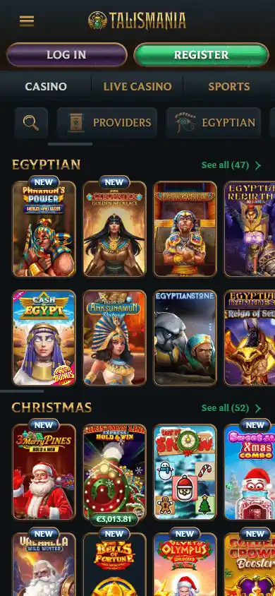 Talismania Casino screenshot 5