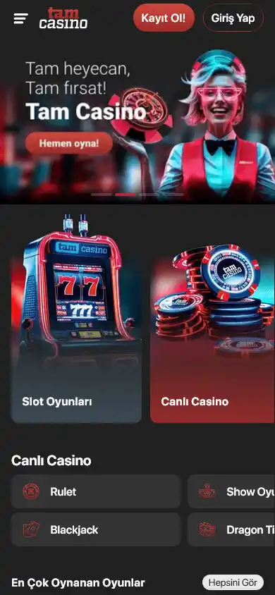 Tam Casino screenshot 4
