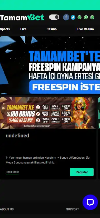 TamamBet Casino screenshot 5