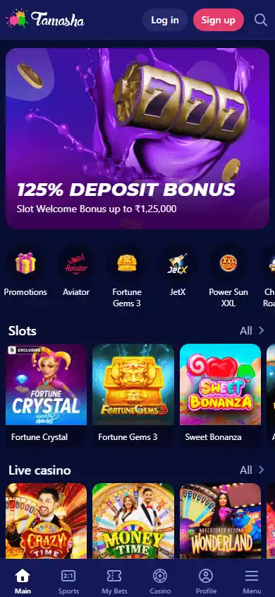 Tamasha Casino screenshot 4