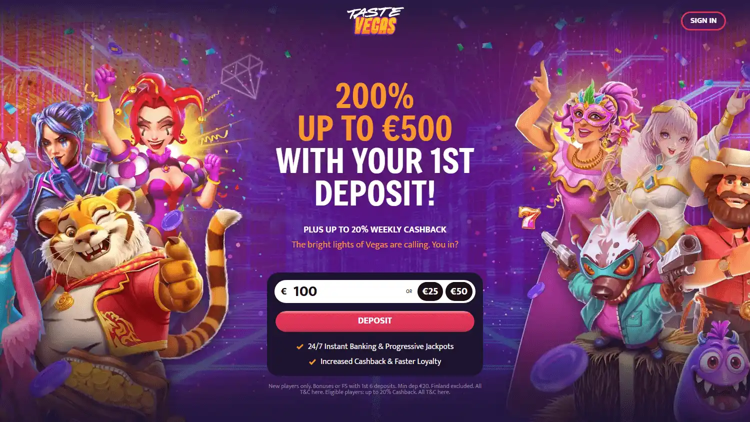 Taste Vegas Casino screenshot 1