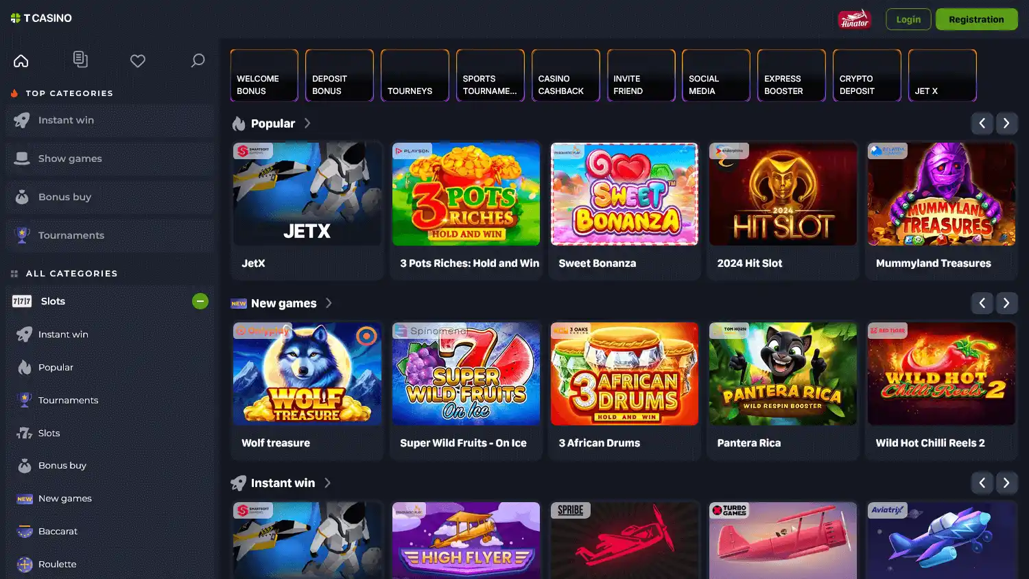 TelCasino screenshot 1