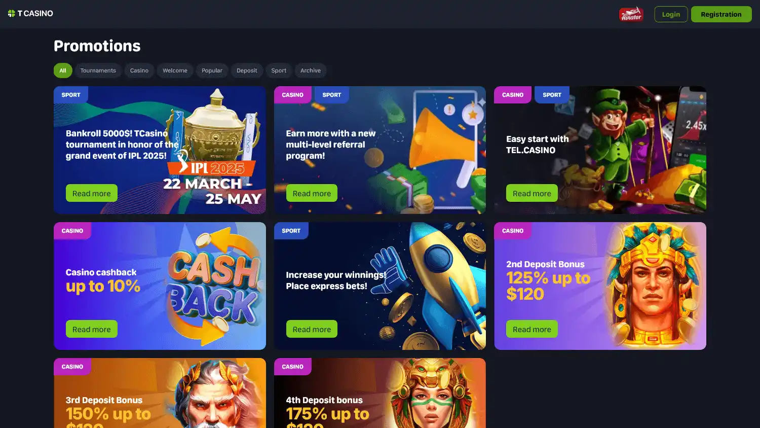 TelCasino screenshot 2