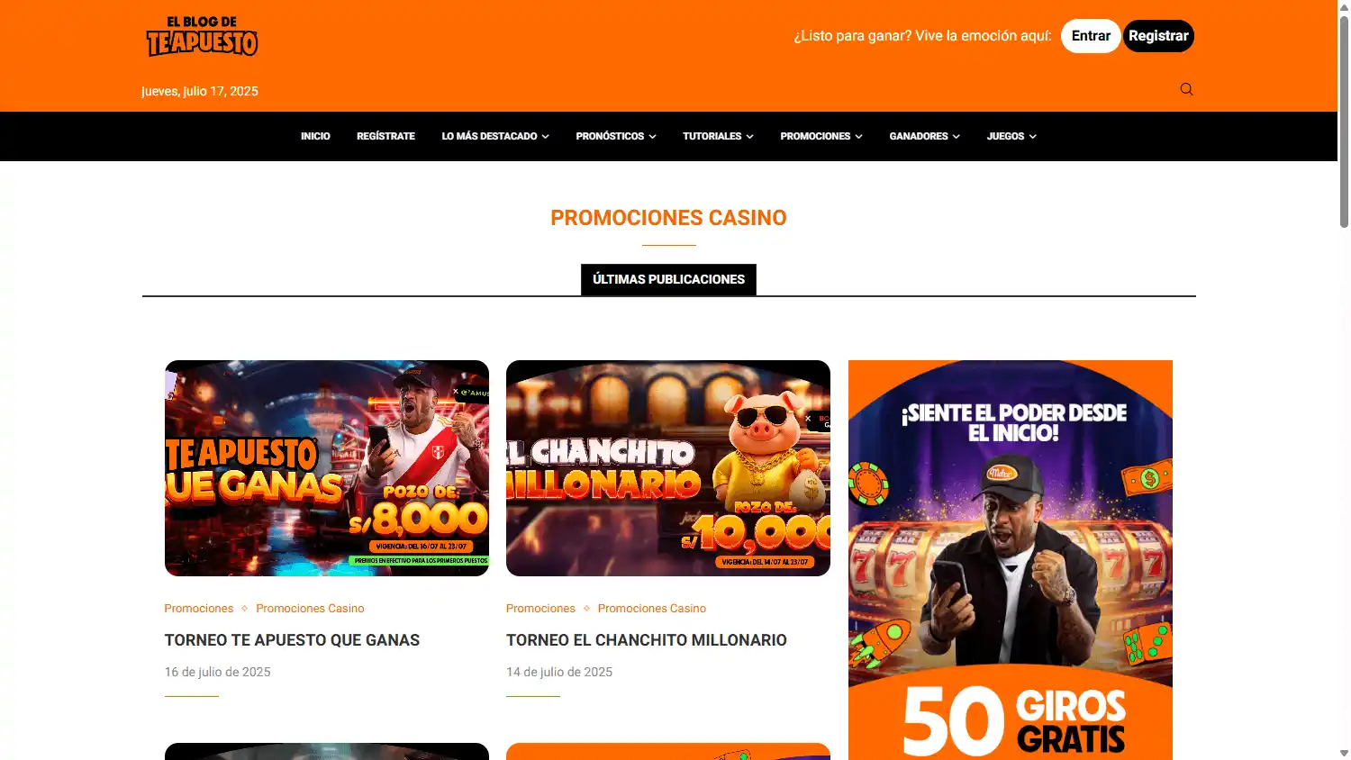 Teapuesto (LaTinka) Casino screenshot 3