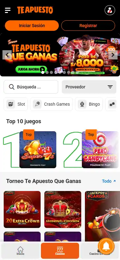 Teapuesto (LaTinka) Casino screenshot 5