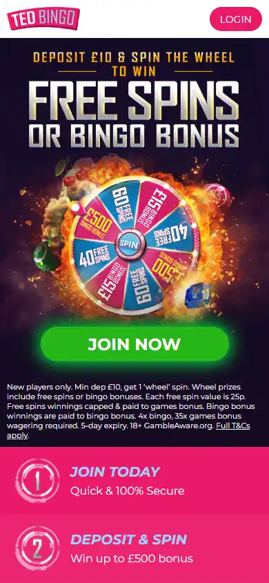 Ted Bingo Casino screenshot 2