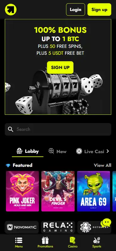 Telbet Casino screenshot 5