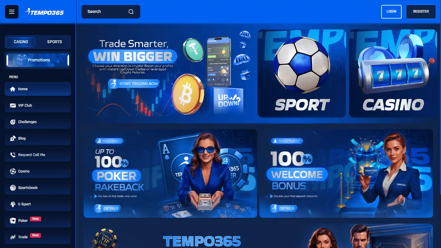 Tempo365 Casino screenshot 1