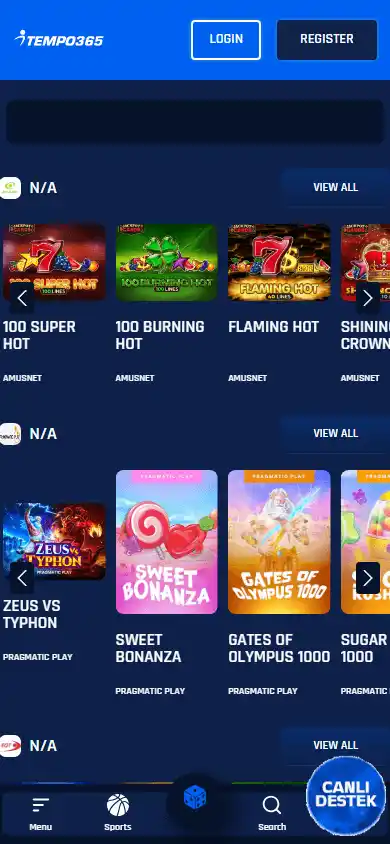 Tempo365 Casino screenshot 5