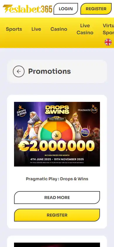 TeslaBet365 Casino screenshot 6