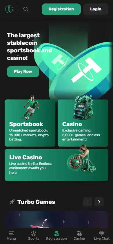 tether.bet Casino screenshot 4