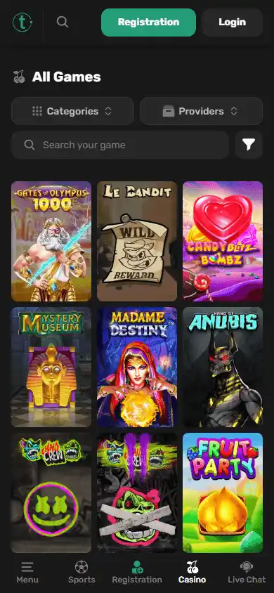 tether.bet Casino screenshot 5