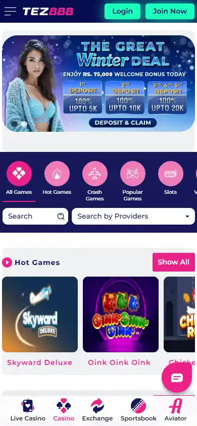 Tez888 Casino screenshot 5