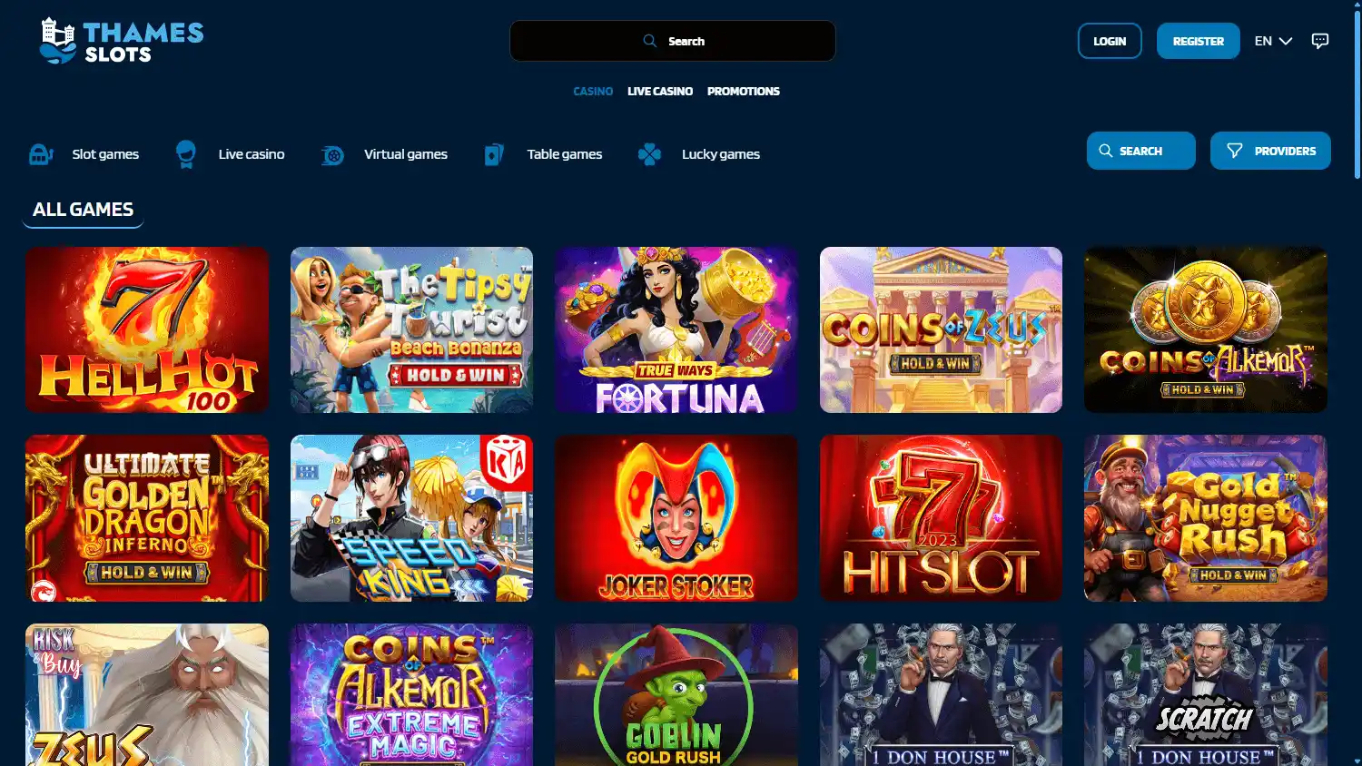 Thames Slots Casino screenshot 2