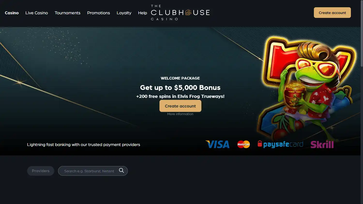 The Clubhouse Casino screenshot 1