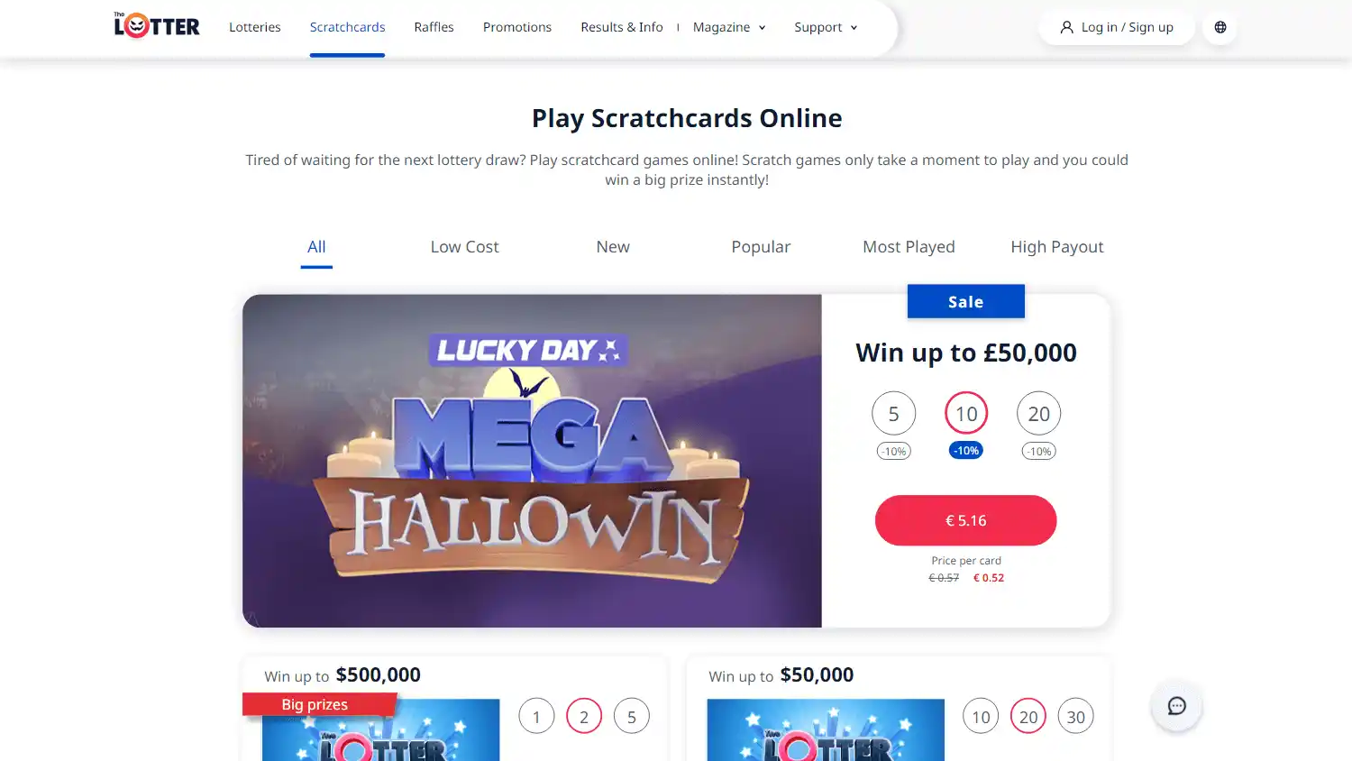 The Lotter Casino screenshot 2