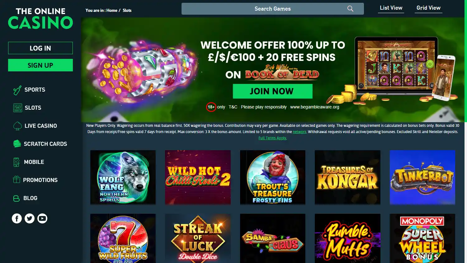 TheOnlineCasino screenshot 2