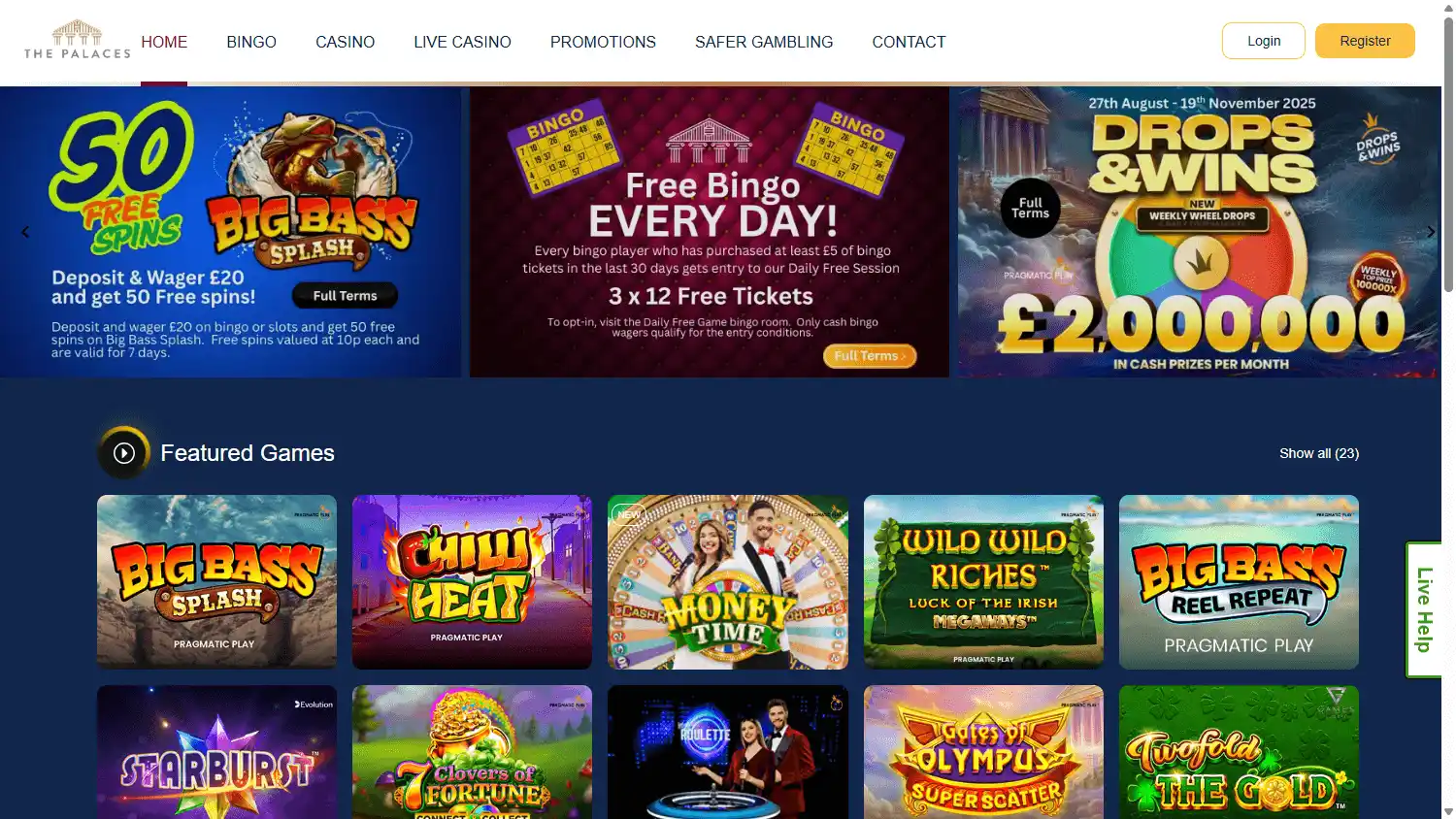 The Palaces Casino screenshot 1