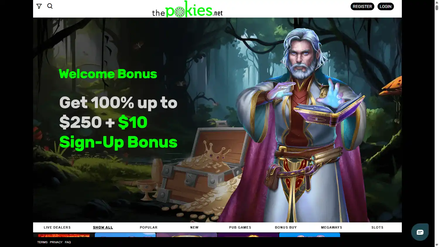 The Pokies Casino screenshot 1