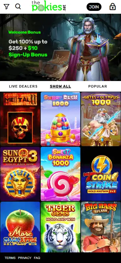 The Pokies Casino screenshot 2