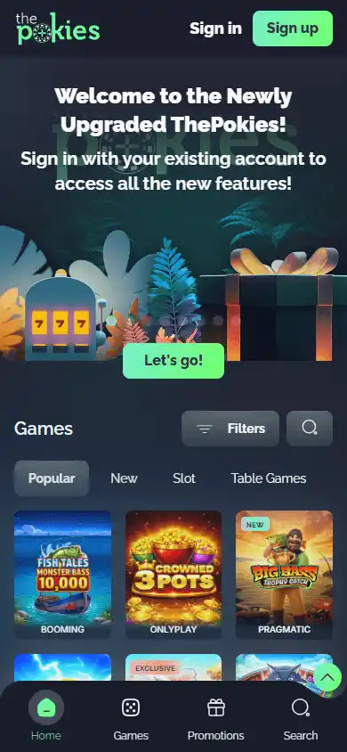 The Pokies Casino screenshot 4
