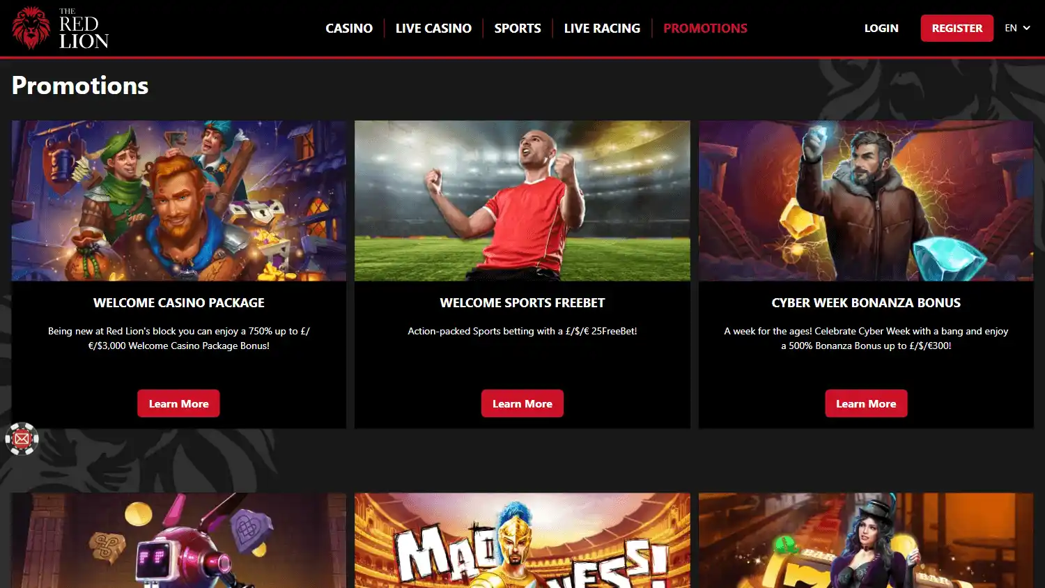 The Red Lion Casino screenshot 3