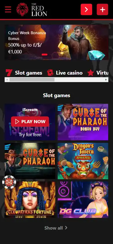 The Red Lion Casino screenshot 4