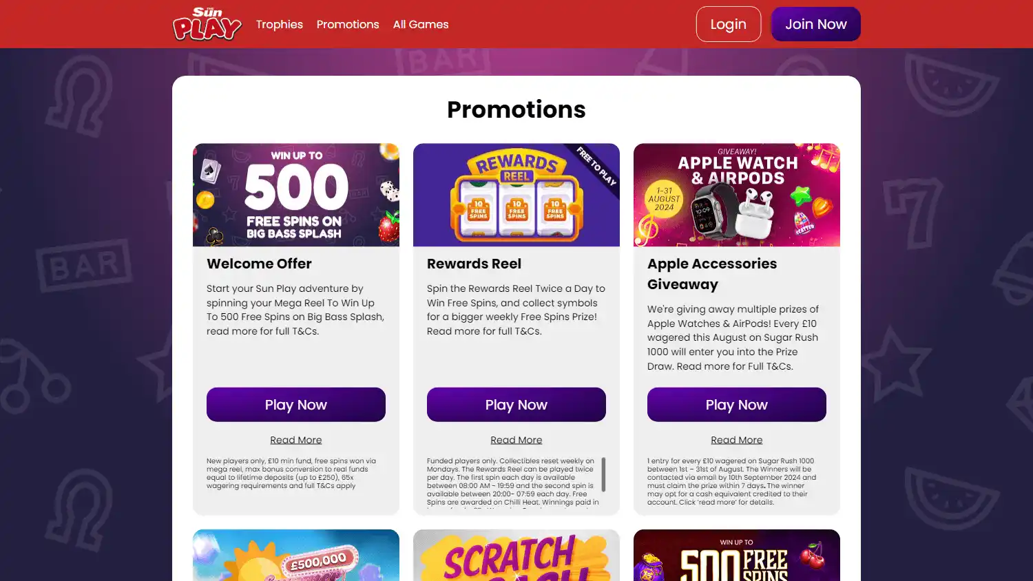The Sun Play Casino screenshot 3