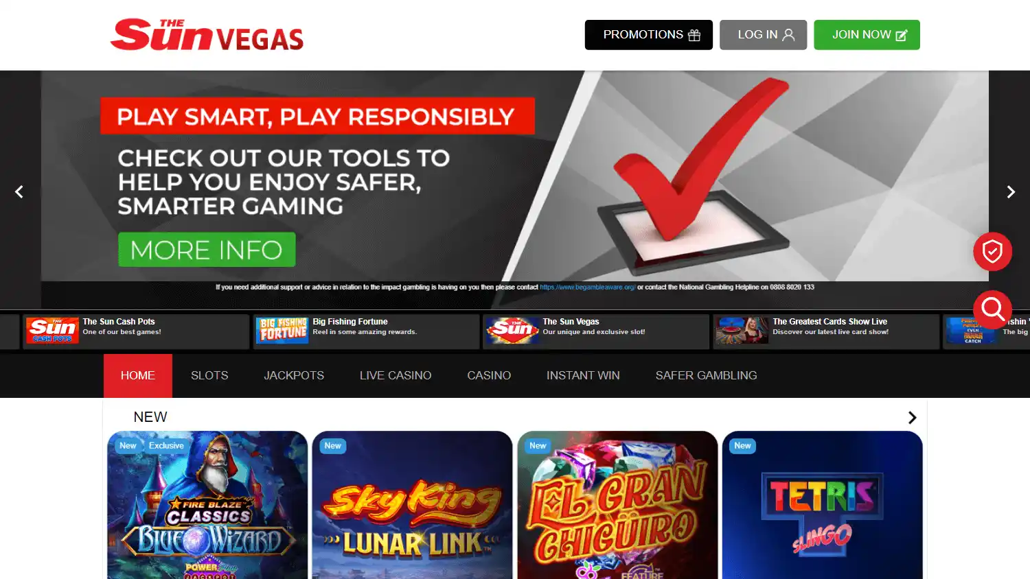 The Sun Vegas Casino screenshot 1