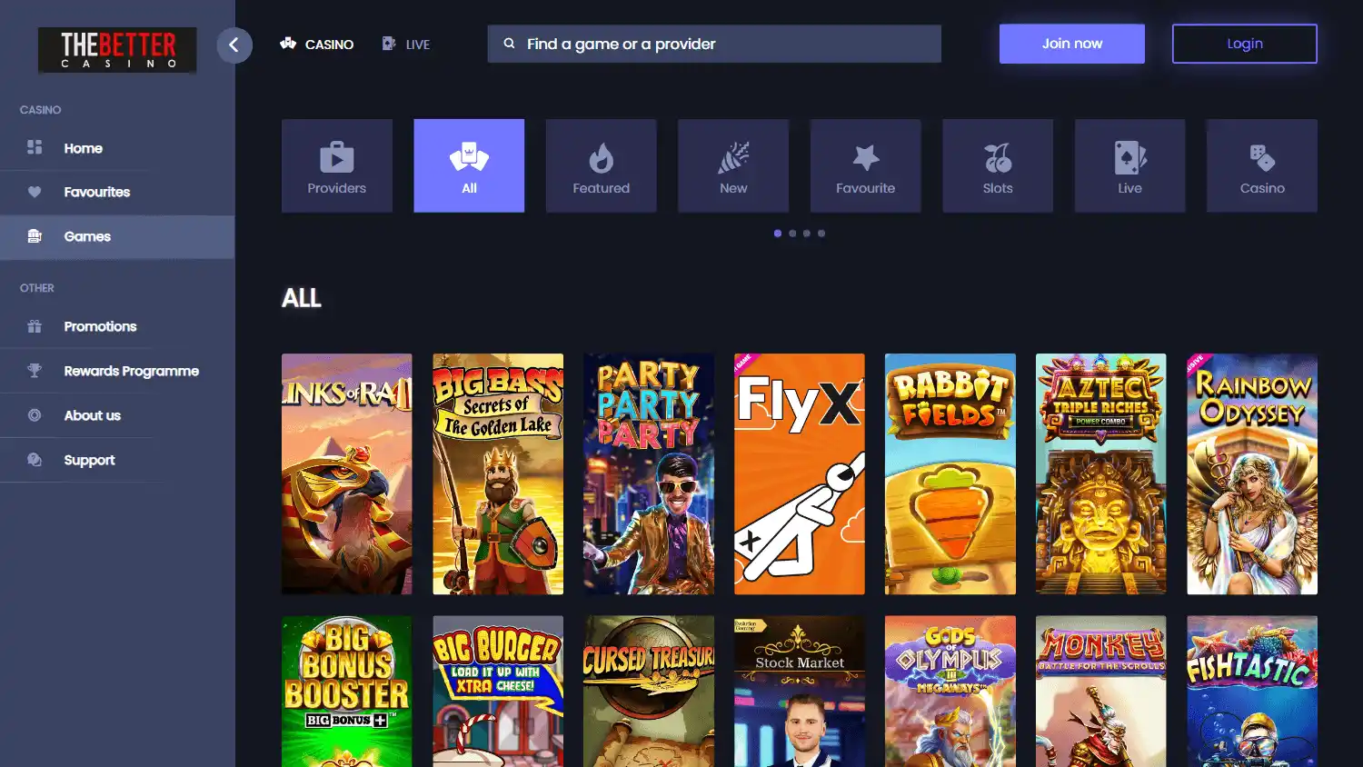 TheBetterCasino screenshot 2