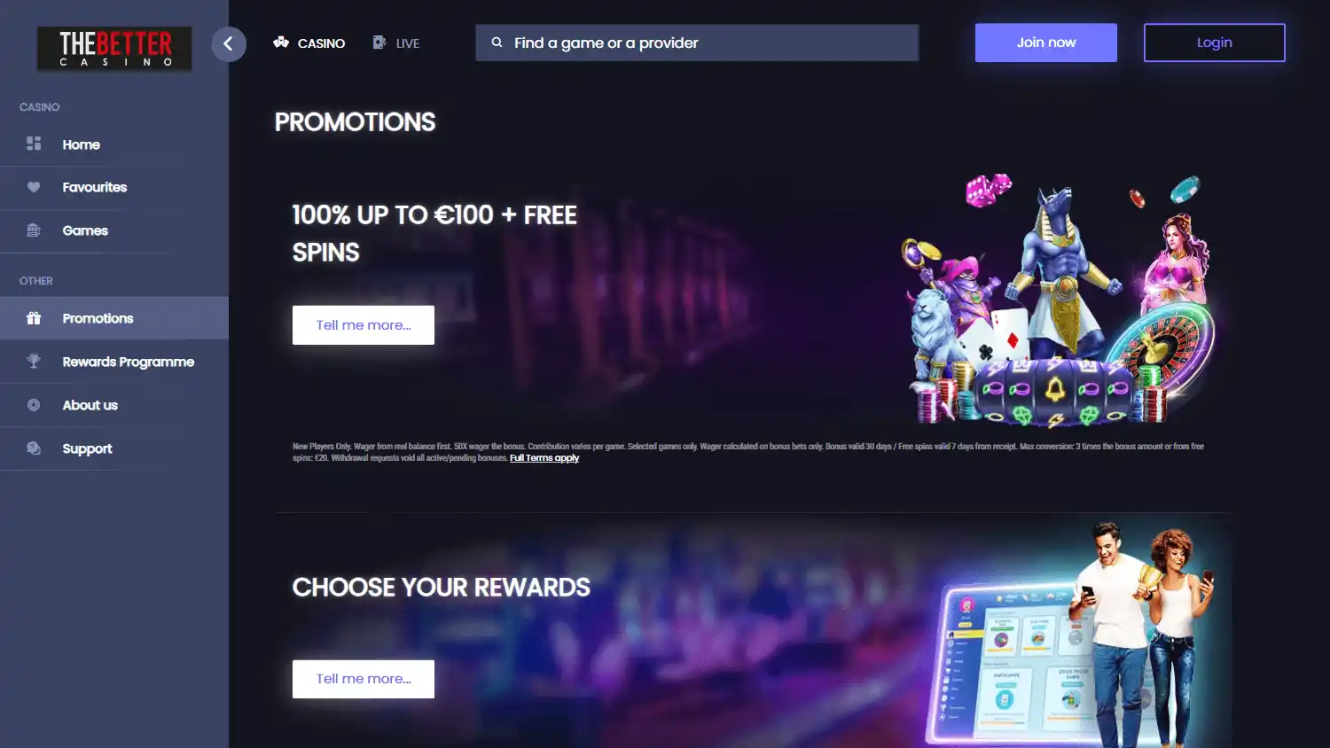 TheBetterCasino screenshot 3