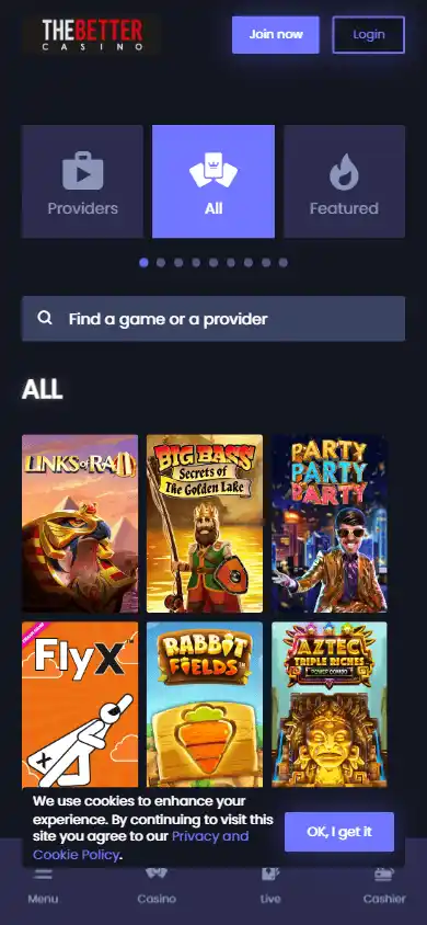 TheBetterCasino screenshot 4