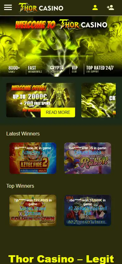 Thor Casino screenshot 4