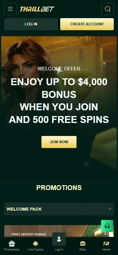 ThrillBet Casino screenshot 3