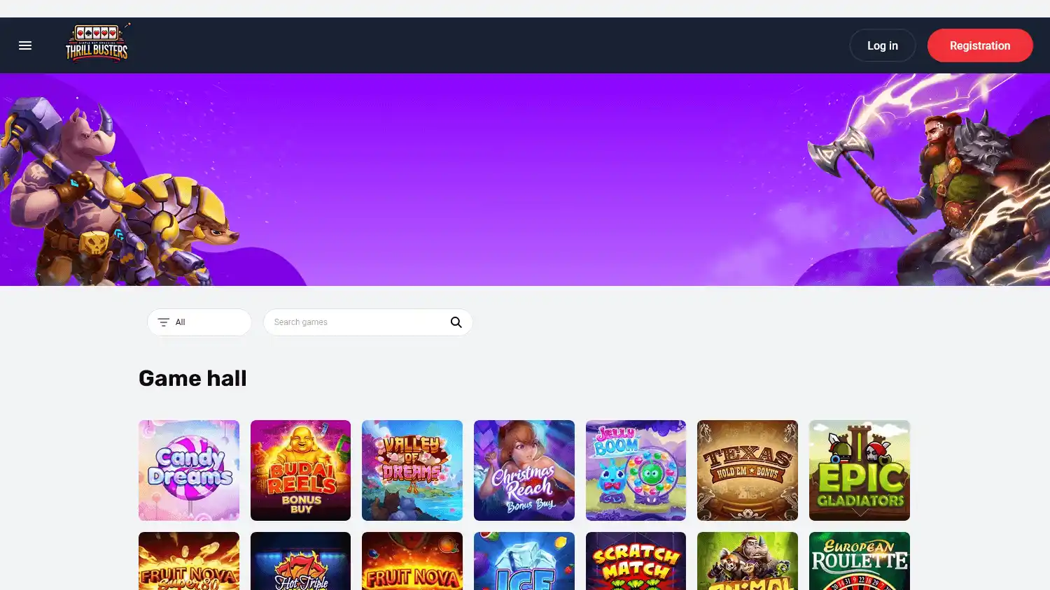Thrillbusters Casino screenshot 2