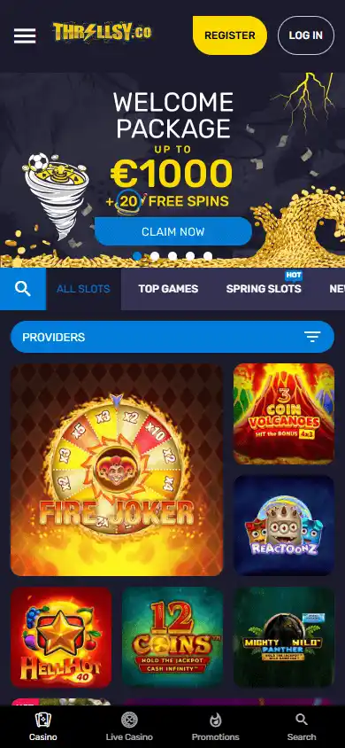 Thrillsy Casino screenshot 5