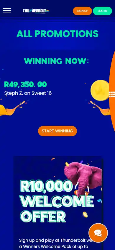 Thunderbolt Casino screenshot 6