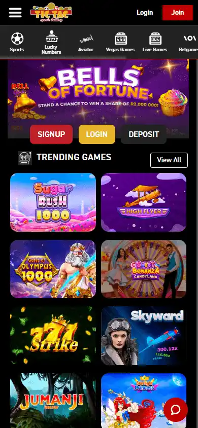Tictacbets Casino screenshot 4