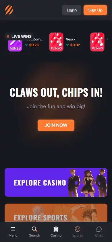 Tigrabit Casino screenshot 2