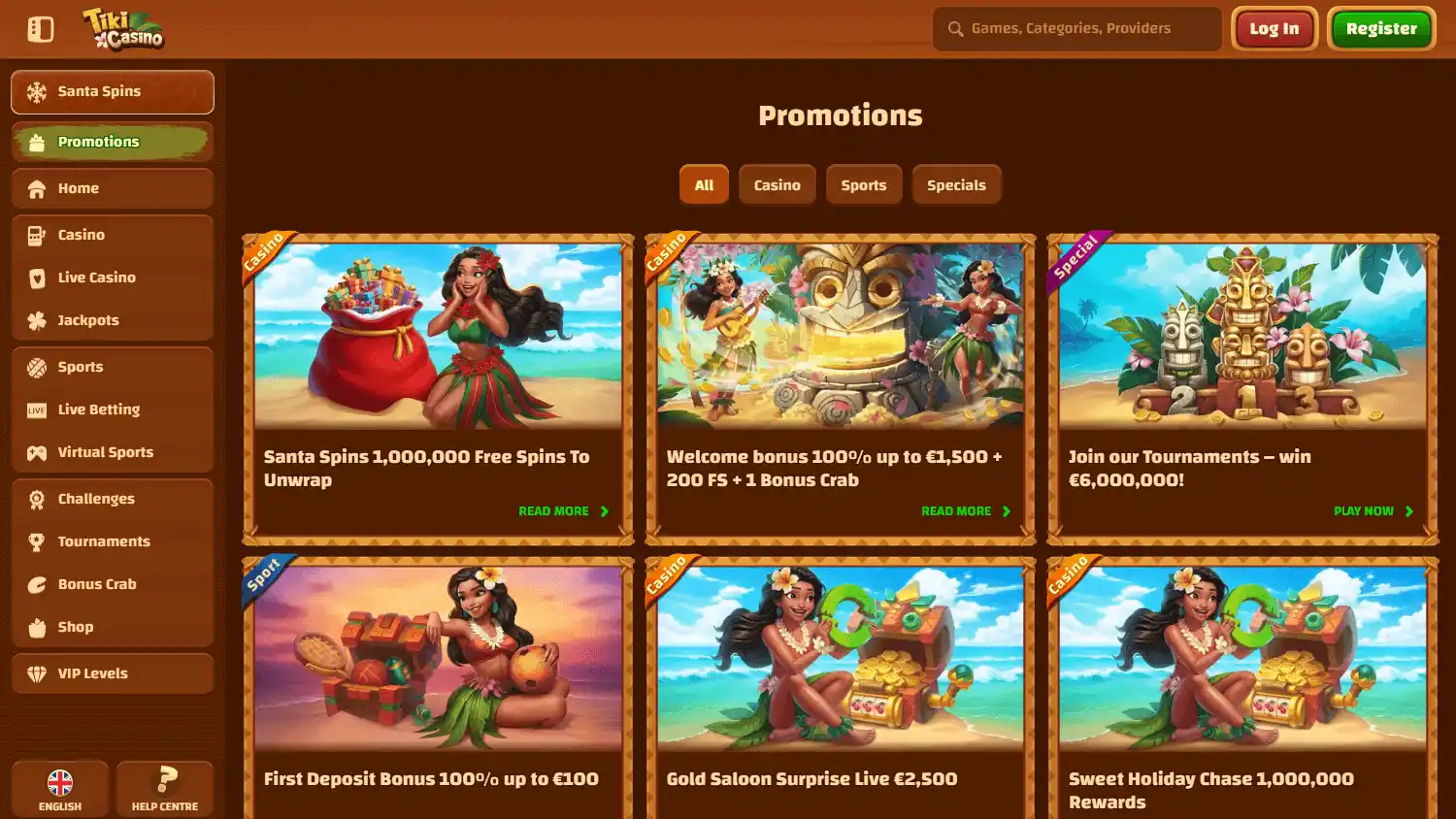 Tiki Casino screenshot 3