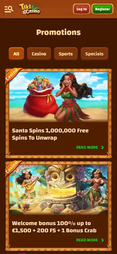 Tiki Casino screenshot 6
