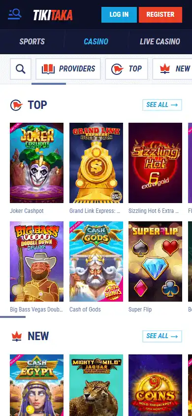 TikiTaka Casino screenshot 5