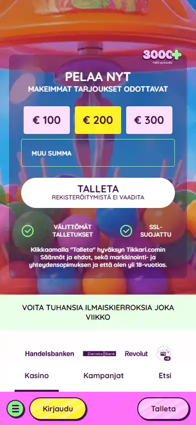 Tikkari Casino screenshot 4